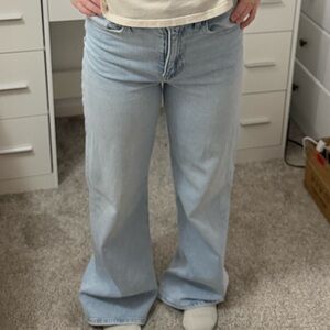 H&M Light Blue Flare Jeans